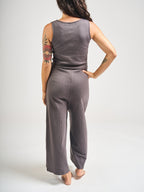 Rita Jumpsuit - Shale Rib Knit