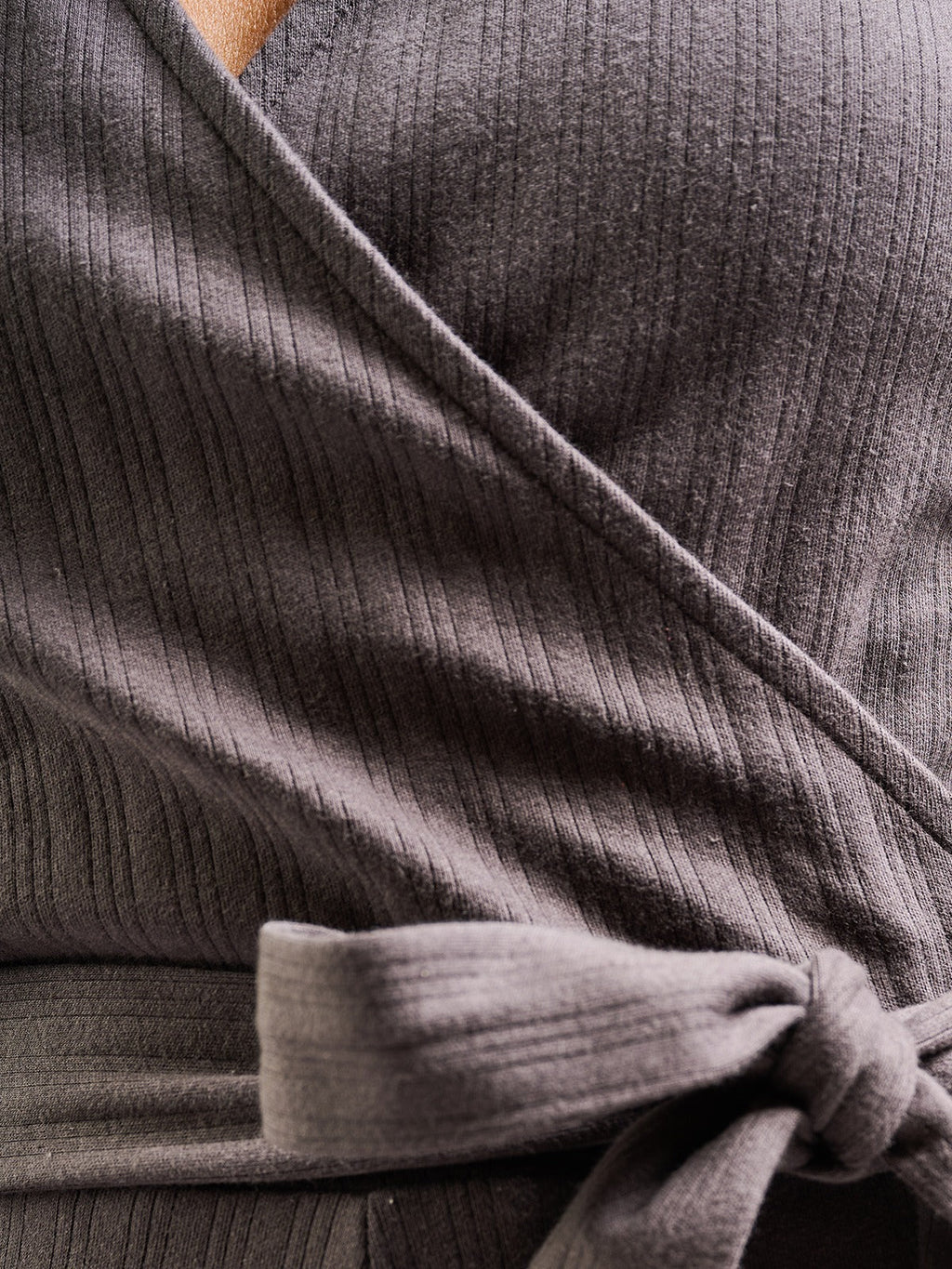 Rita Jumpsuit - Shale Rib Knit