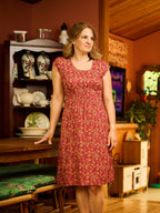 Artsy Traveler Dress - Berry Poppy