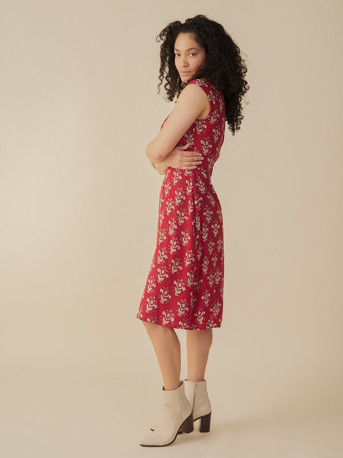 Marseille Dress - Scarlet Modal