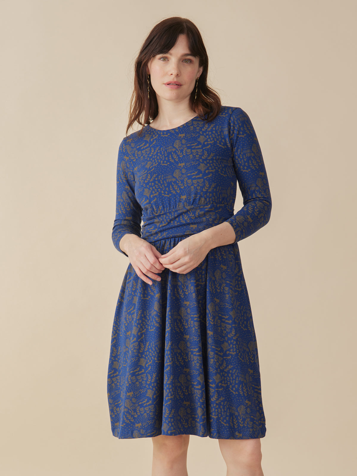 Novela Dress - Cobalt Foxes