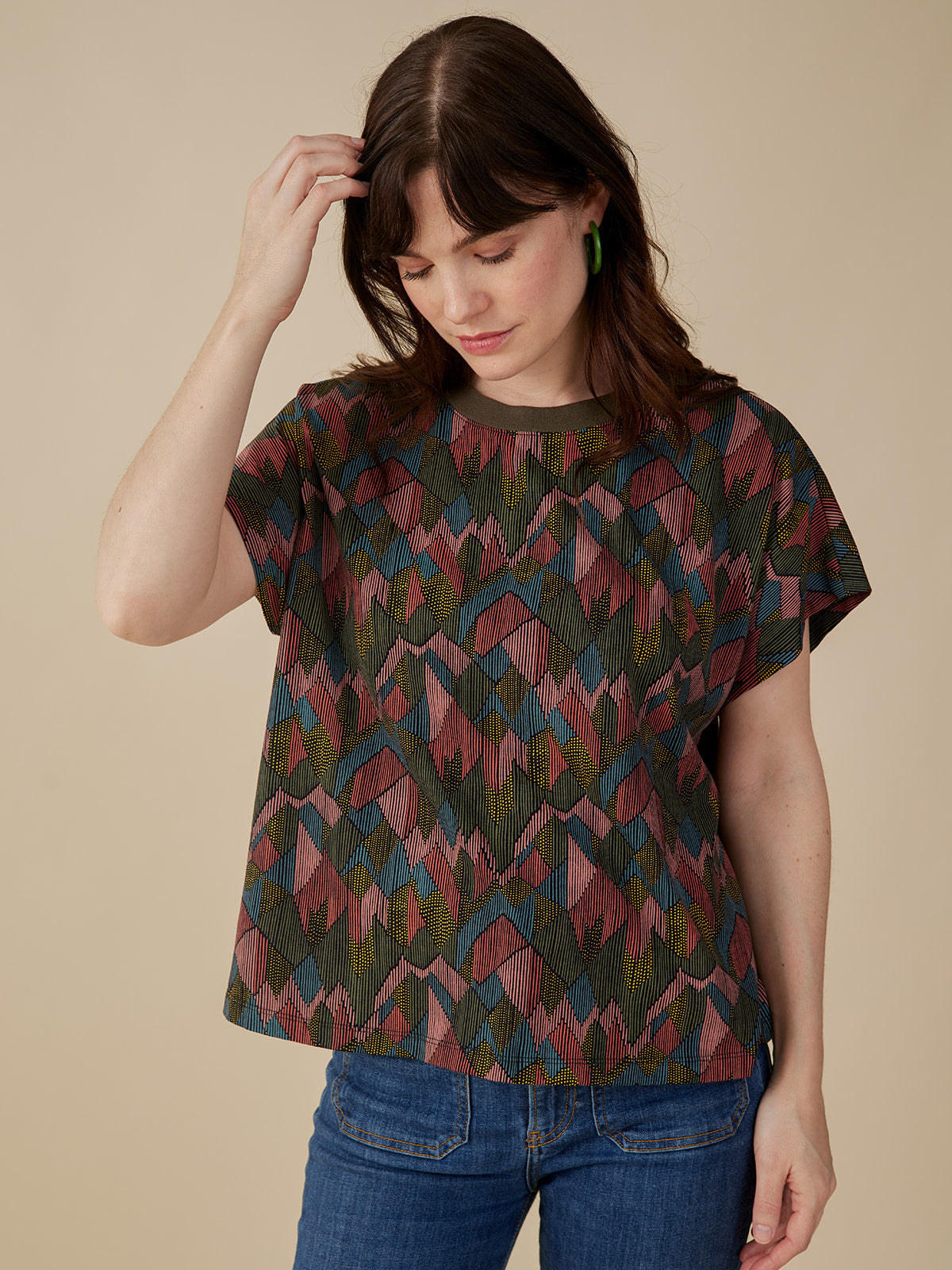 Caitlin Top - Geo Jewels