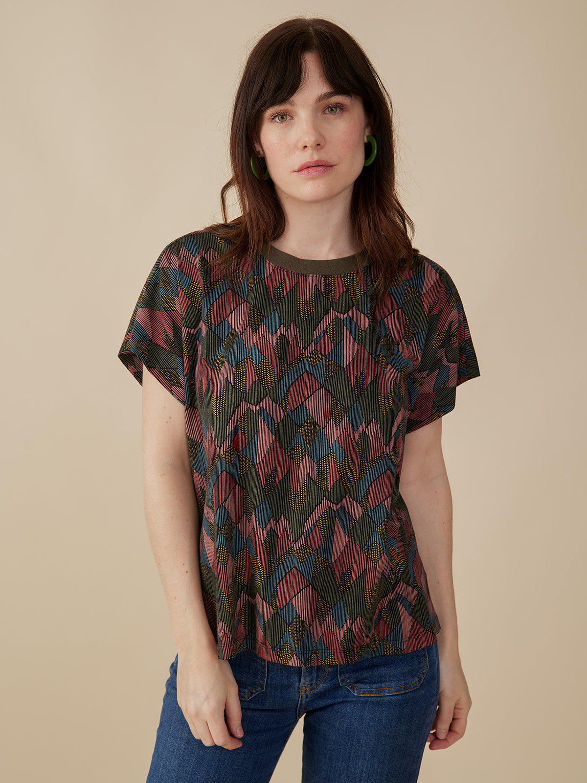 Caitlin Top - Geo Jewels