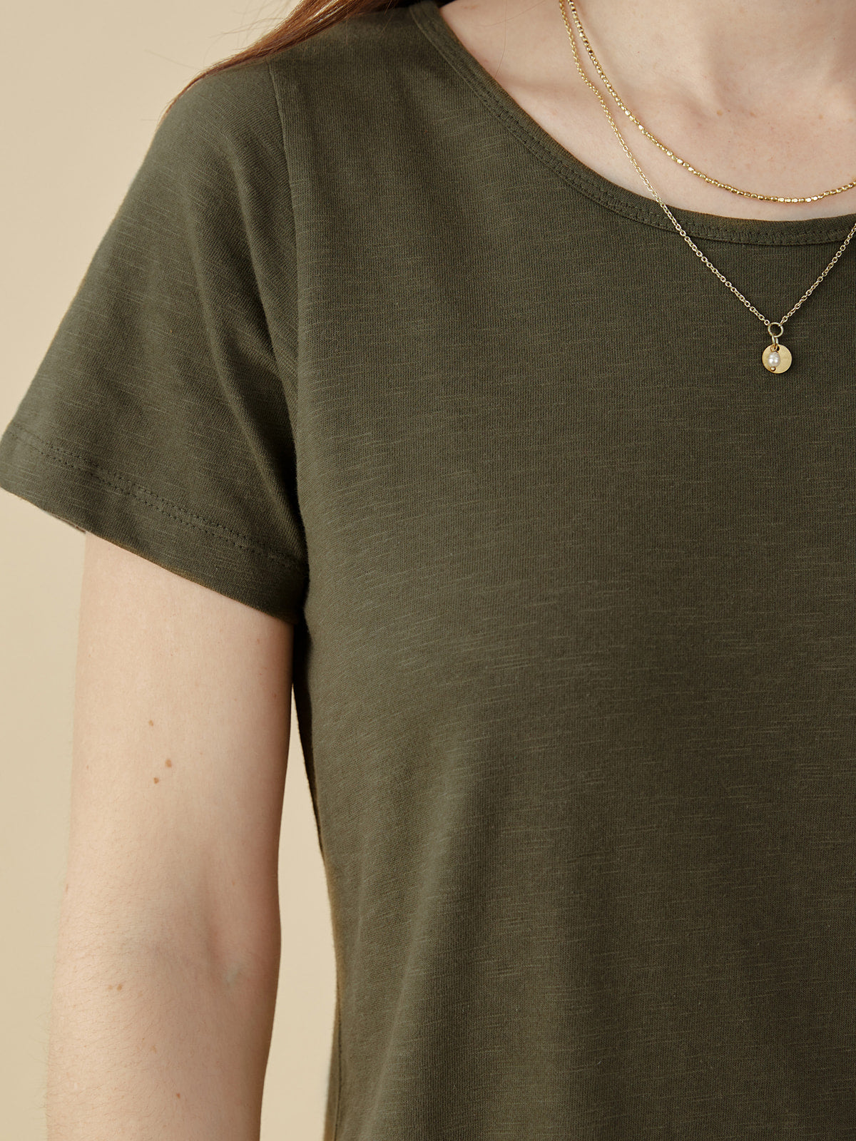 Hudson T-Shirt Dress - Olive