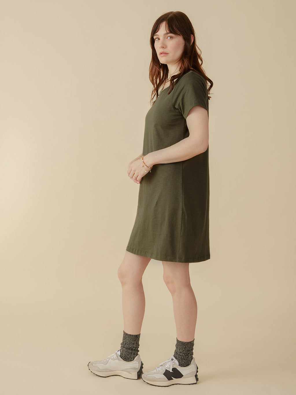 Hudson T-Shirt Dress - Olive