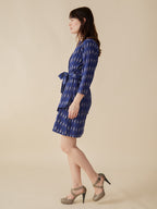 Crossroads Jacket - Sapphire Ikat