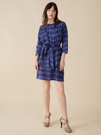 Crossroads Jacket - Sapphire Ikat