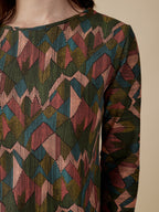Camille Long Sleeve Tee - Geo Jewels