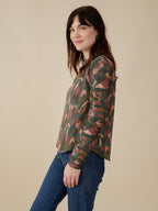 Camille Long Sleeve Tee - Geo Jewels