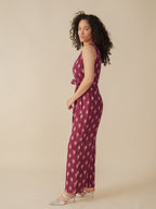 Jana Jumpsuit - Garnet Ikat