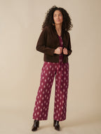 Jana Jumpsuit - Garnet Ikat
