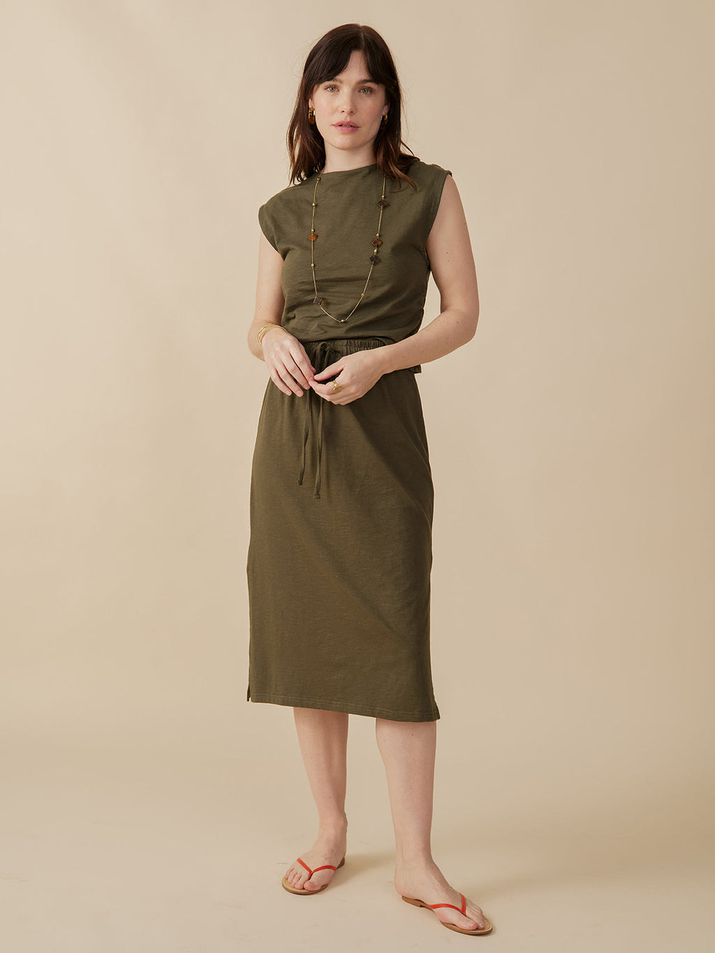 Isla Skirt - Olive