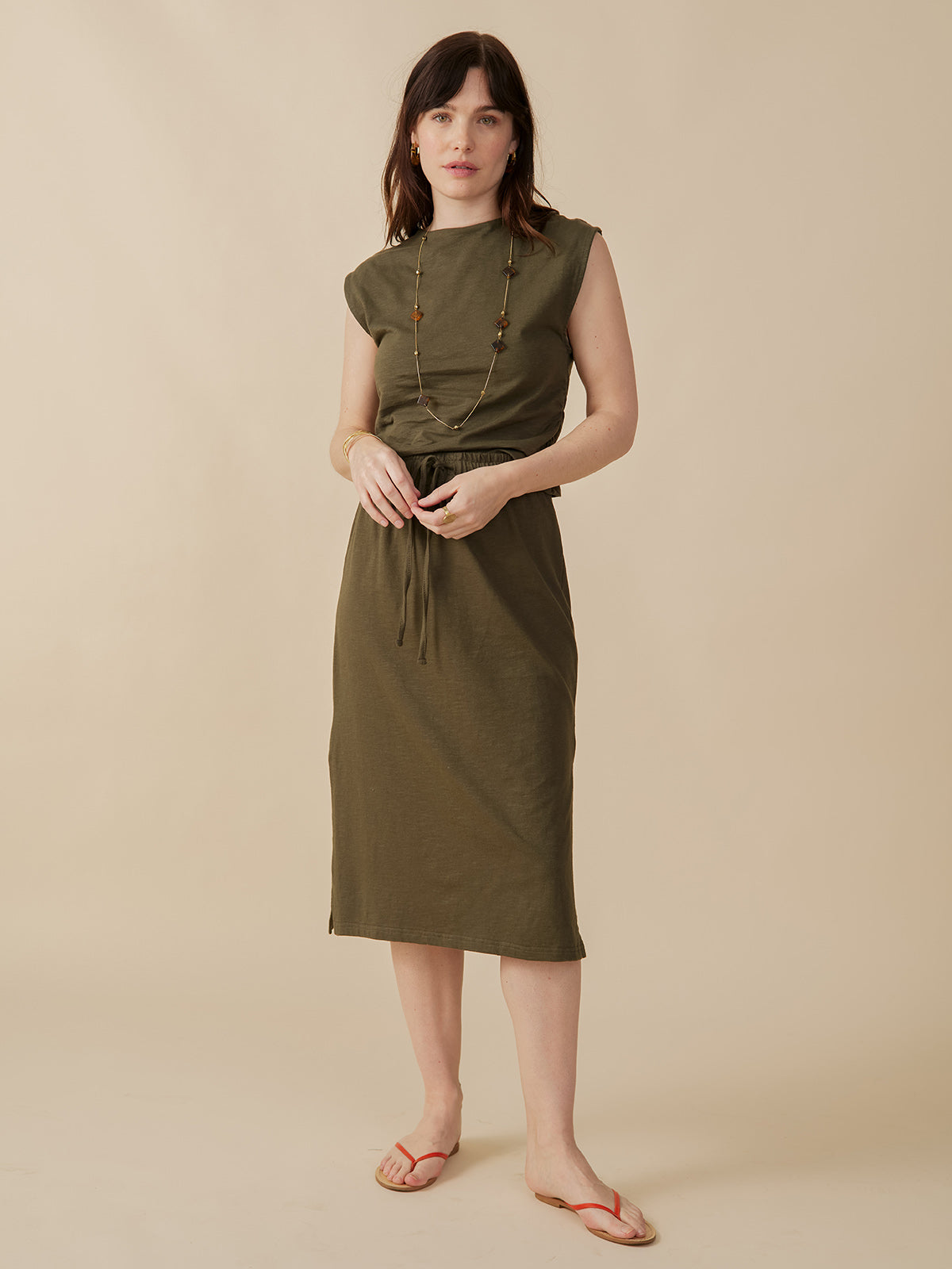 Isla Skirt - Olive