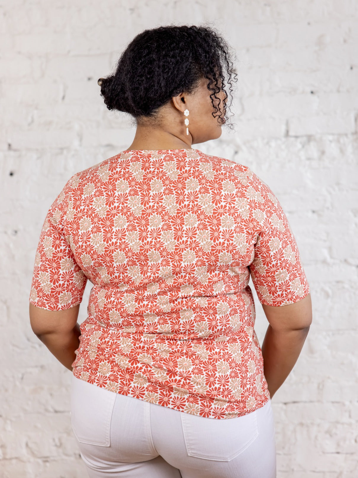 Gianna Plus Size Wrap Top - Matisse Vermillion
