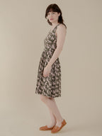 Asheville Dress - Leopard Green
