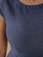 Devonshire Dress - Blue Chambray