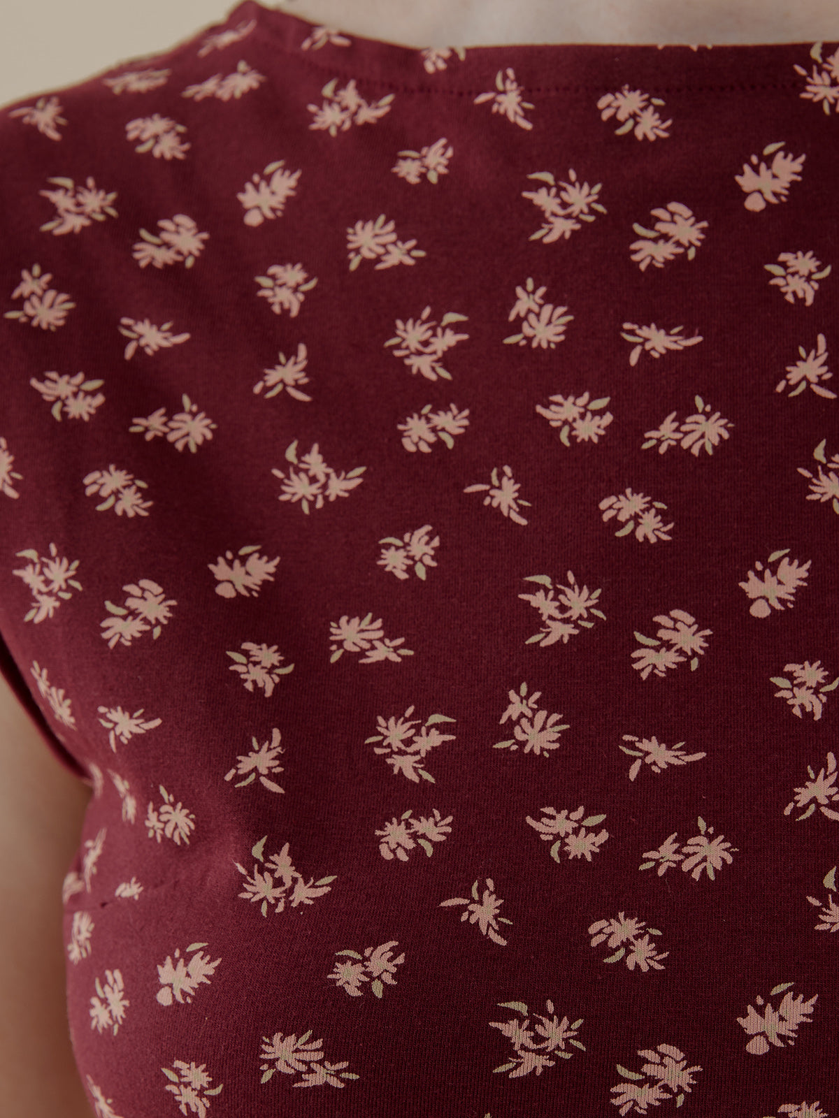 Elise Sheath Dress - Burgundy Bouquet