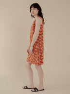 Evanston Dress - Leopard Sienna