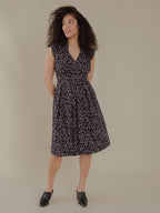 Lucille Dress - Black Lines