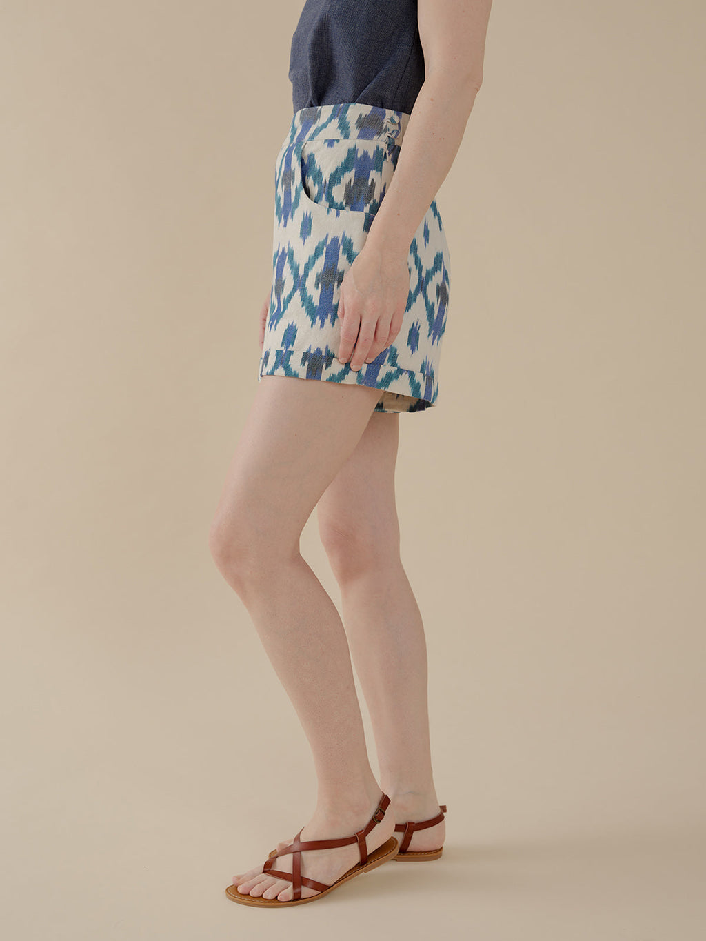 Serena Short - Seashore Ikat