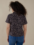 Camp Shirt - Black Lines