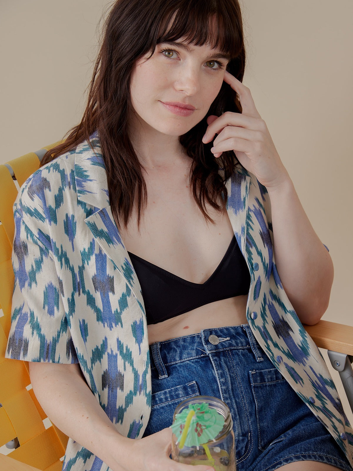 Camp Shirt - Seashore Ikat