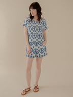 Dana Top - Seashore Ikat