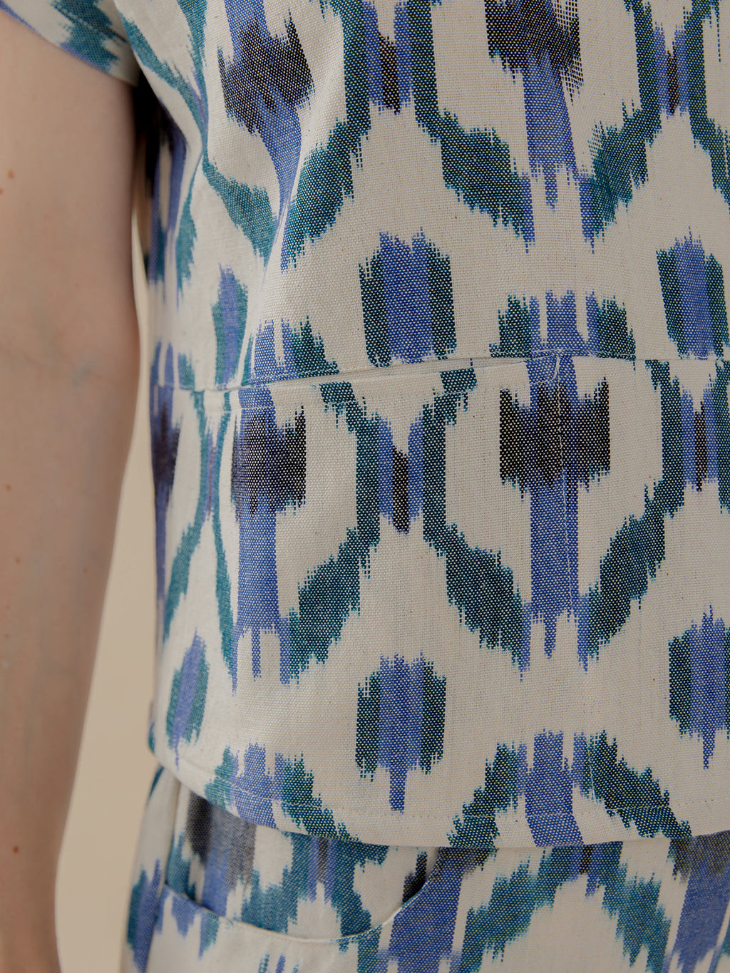 Dana Top - Seashore Ikat
