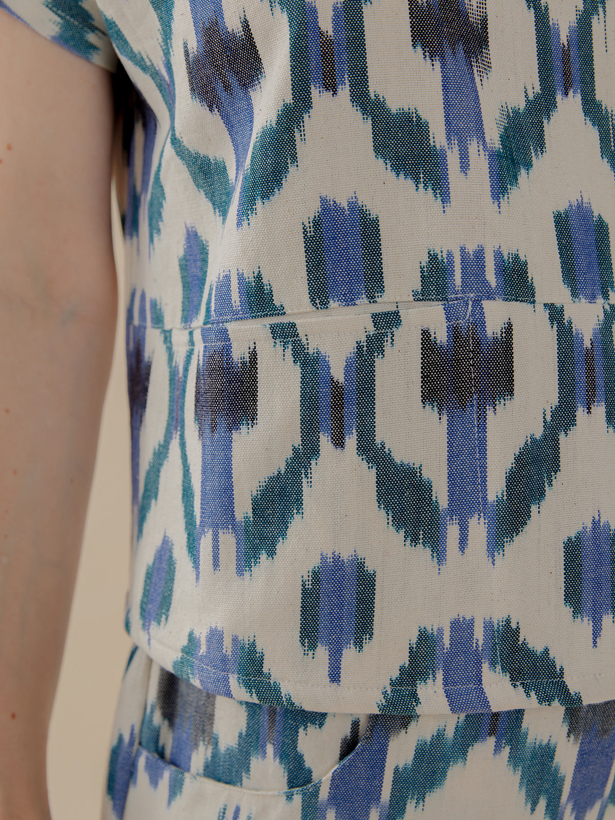 Dana Top - Seashore Ikat