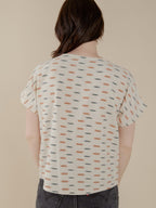 Dana Top - Ivory Ikat
