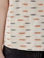 Dana Top - Ivory Ikat