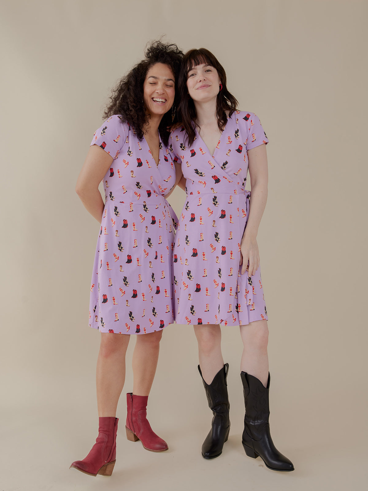Katie Wrap Dress - Two Step Lavender