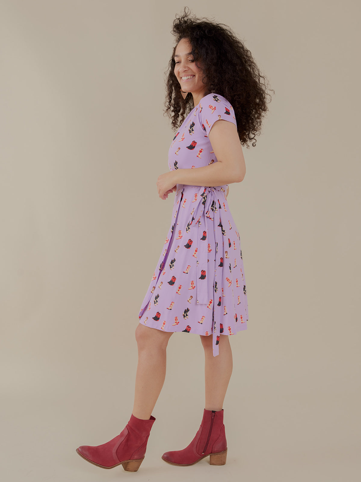 Katie Wrap Dress - Two Step Lavender