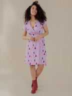Katie Wrap Dress - Two Step Lavender