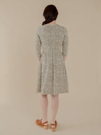 Callie 3/4 Sleeve Wrap Dress - Field Taupe