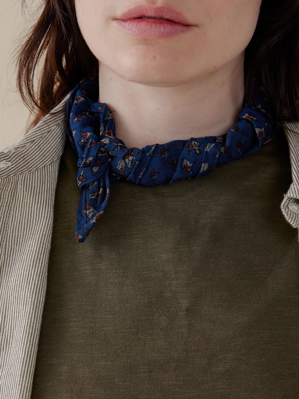 Square Scarf - Indigo Modal