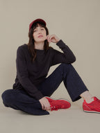 Fold Over Pant - Tree Rings Midnight