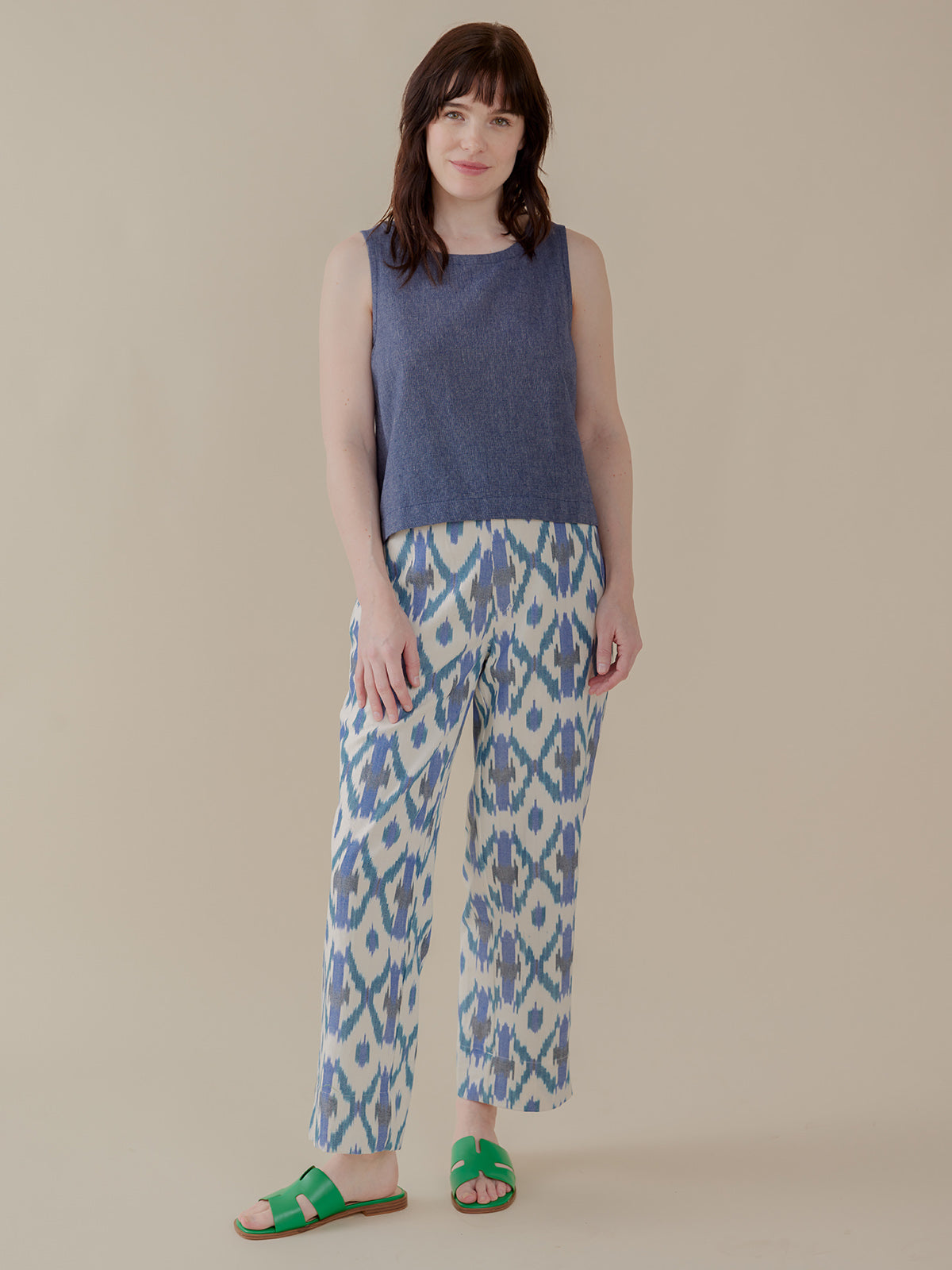Neko Tank - Blue Chambray