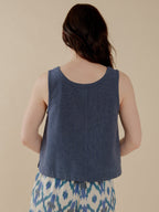 Neko Tank - Blue Chambray
