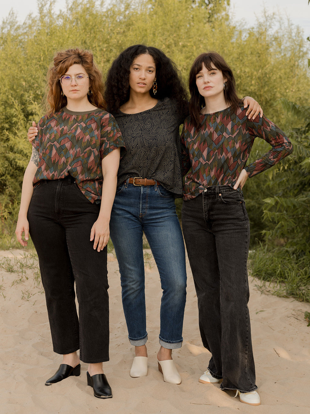 Caitlin Top - Geo Jewels