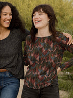 Camille Long Sleeve Tee - Geo Jewels