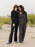 Fold Over Pant - Tree Rings Midnight