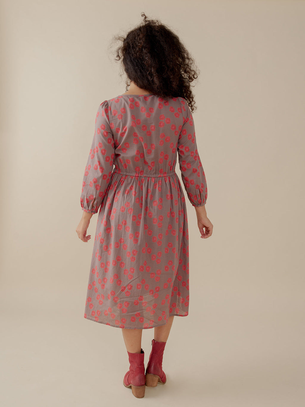 Mia Dress - Fuchsia Floral