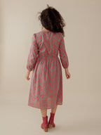 Mia Dress - Fuchsia Floral