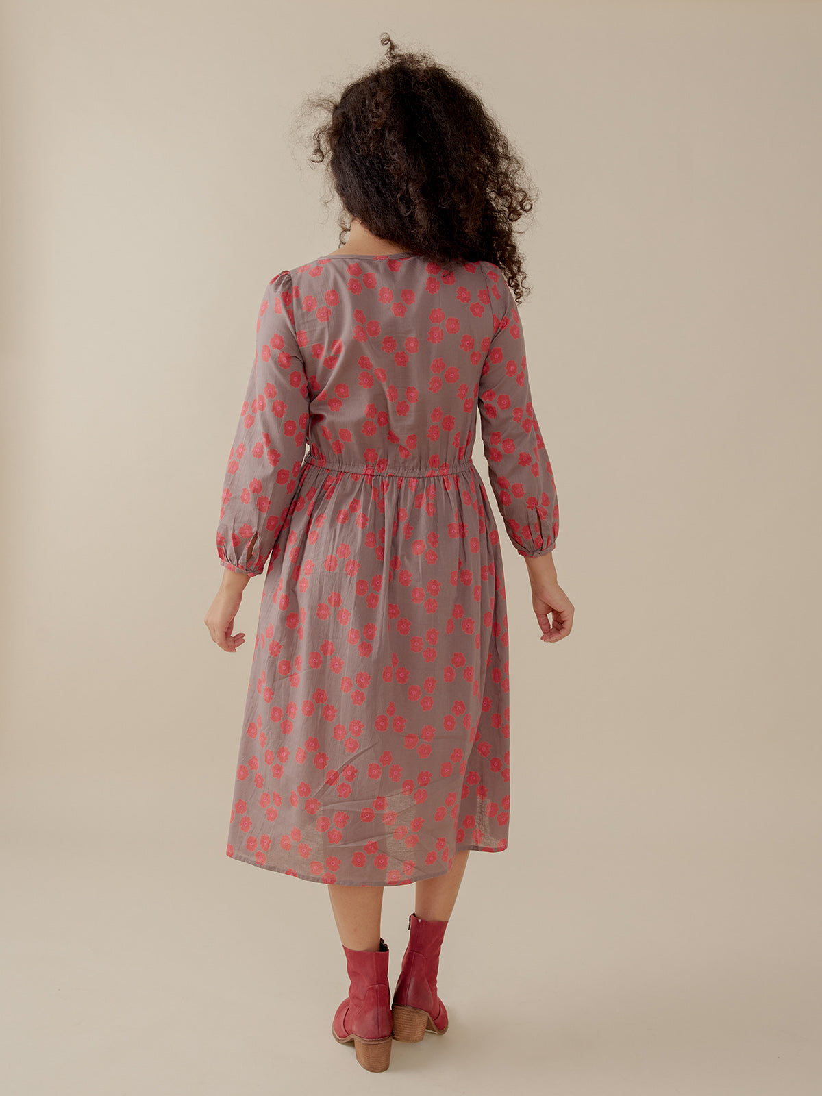 Mia Dress - Fuchsia Floral