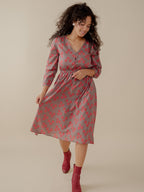 Mia Dress - Fuchsia Floral