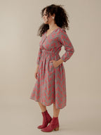 Mia Dress - Fuchsia Floral