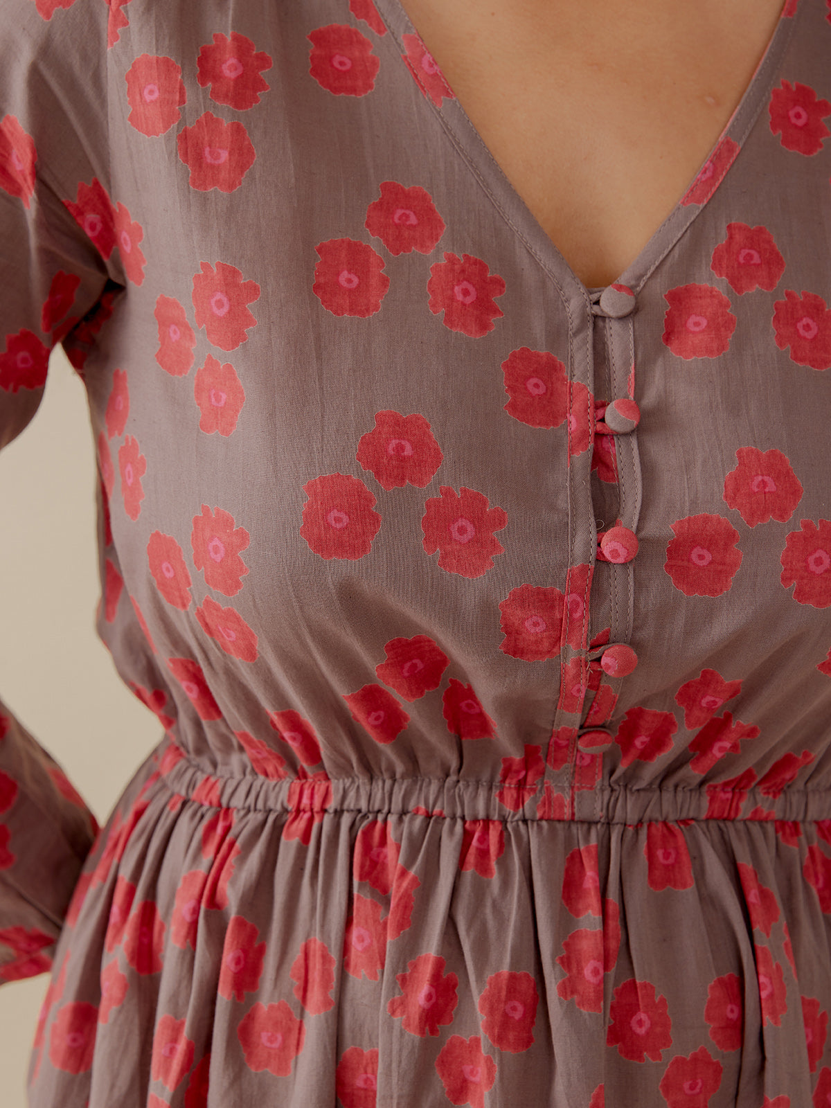 Mia Dress - Fuchsia Floral