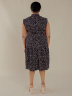Lucille Dress - Black Lines
