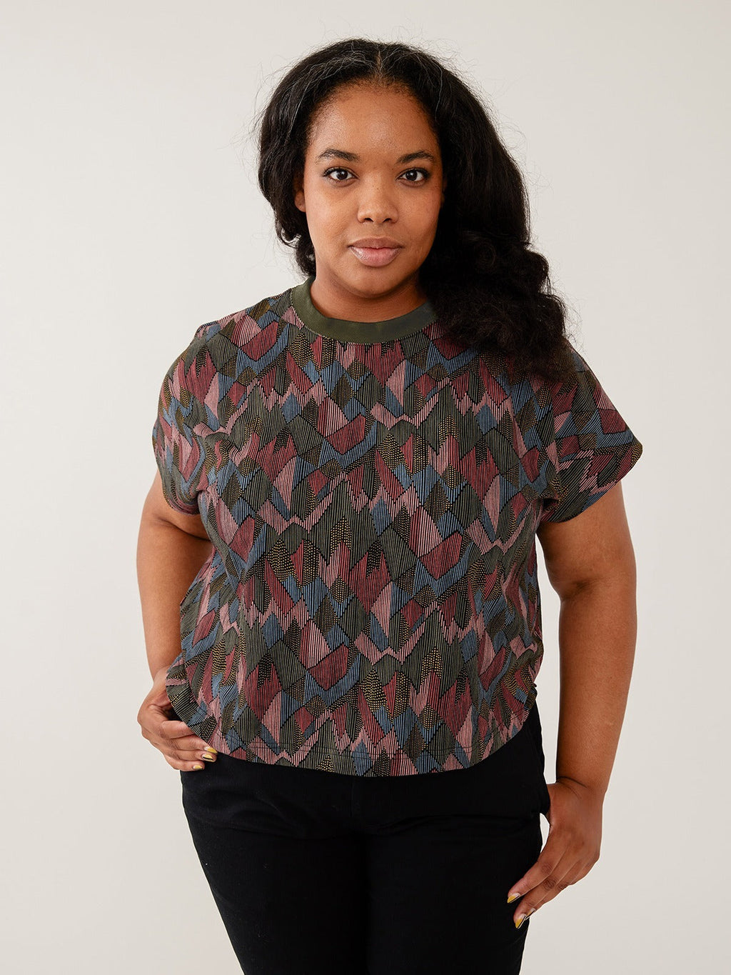 Caitlin Top - Geo Jewels